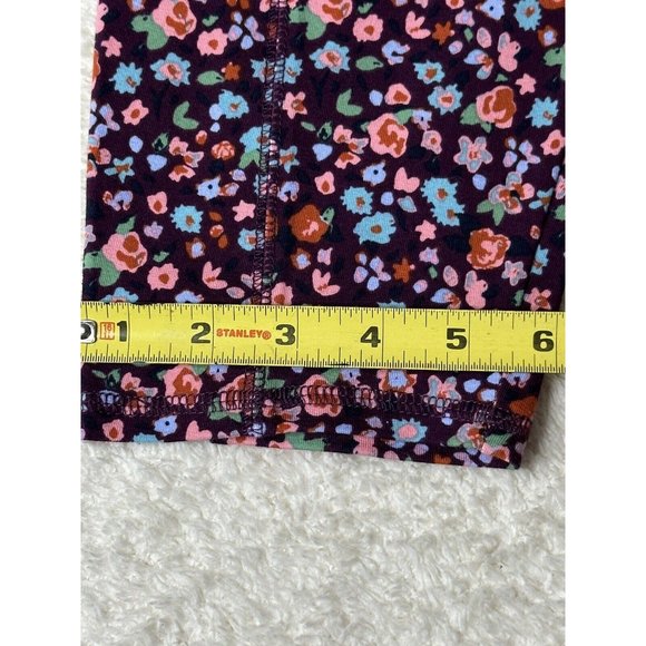 Denim & CO ACTIVE Women Floral Pocket Leggings Pants Stretch Pull on Size 1XP - Picture 6 of 7